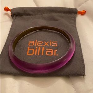 Alexis Bittar Purple Tapered Bangle